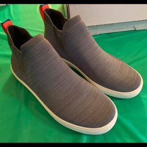 Rothy's The Chelsea Fog Melange Women Sz 8.5 Sneaker Shoes High Top Sneakers